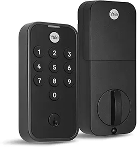 Yale Black Keypad Deadbolt for Keyless Entry