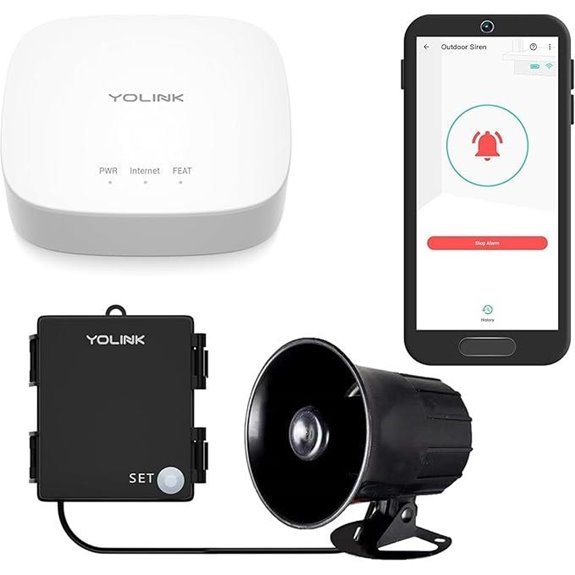 YoLink Security Siren & Hub Kit with App & Alexa