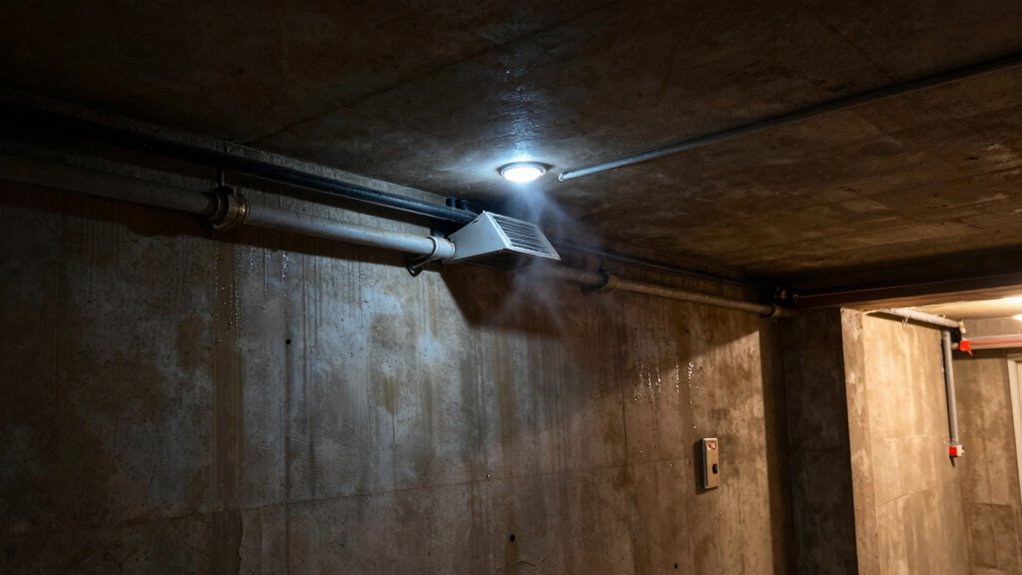 basement air affects upper levels