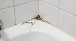 caulk deterioration around fixtures