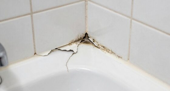 caulk deterioration around fixtures