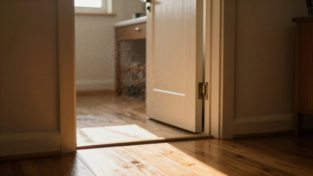closed doors affect air quality