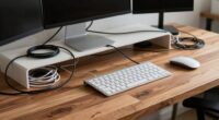 cluttered cable management issues