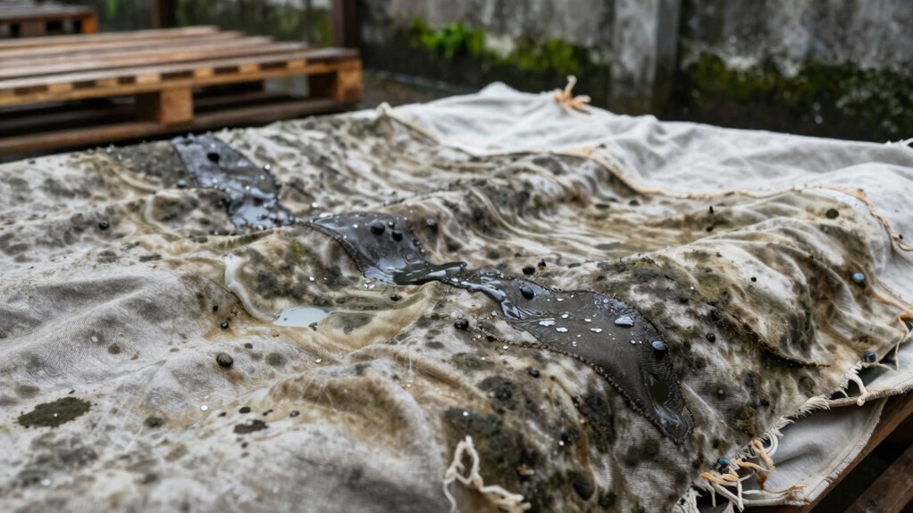 damp storage destroys outdoor fabrics