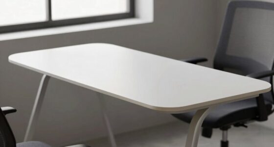 desk shape affects posture