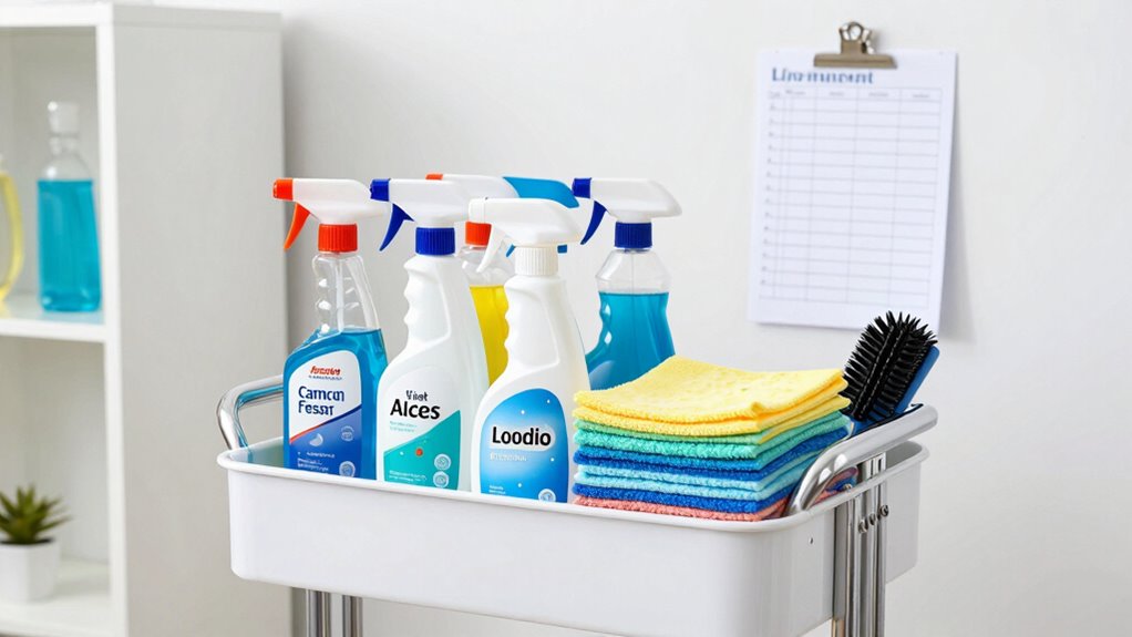 effective cleaning organized tools