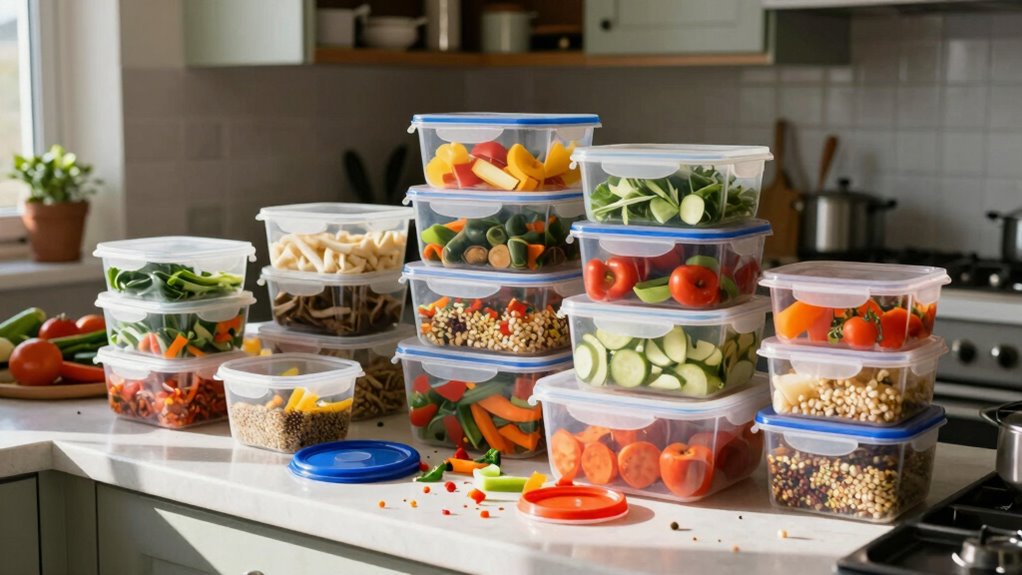 efficient organized meal storage