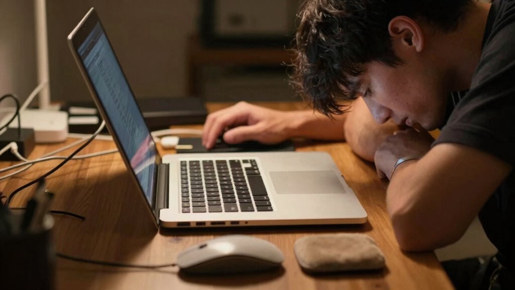 ergonomic issues causing discomfort