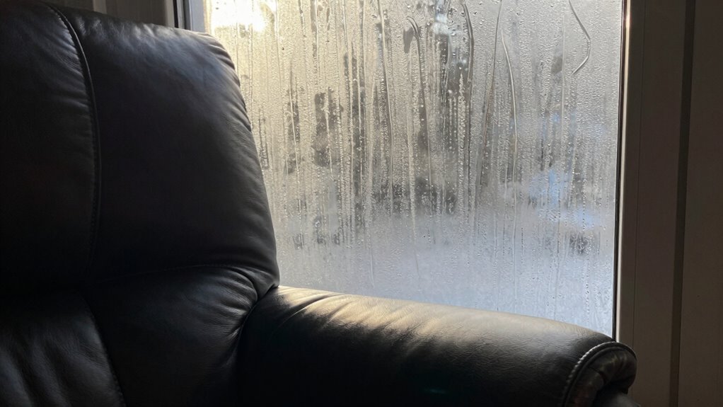 furniture causes window condensation