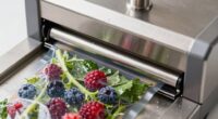 handles moist foods effectively