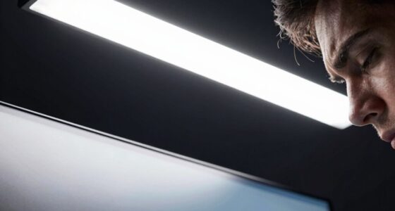 harsh lighting causes fatigue