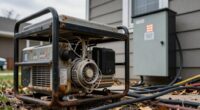 improper generator sizing causes backups