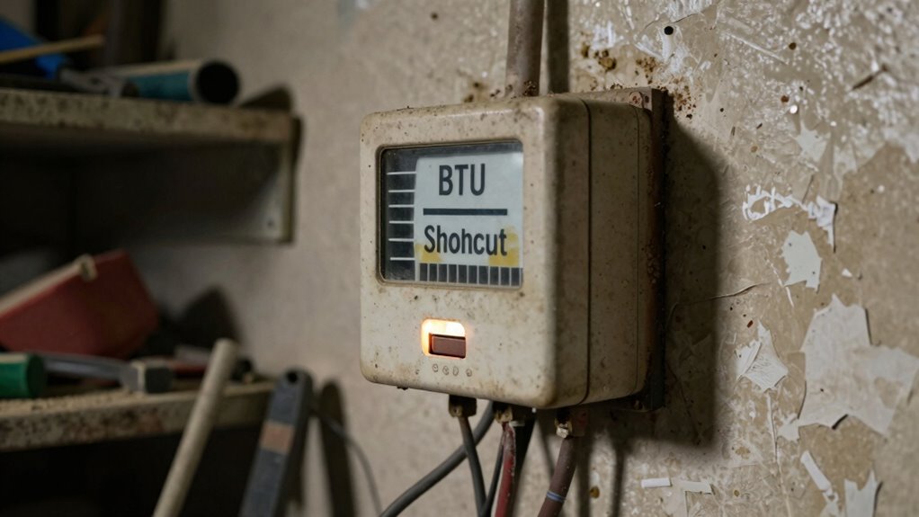 incorrect btu sizing