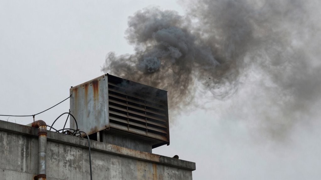 incorrect vent placement trapping pollution