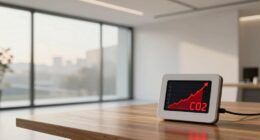 indoor co2 increase indicates ventilation failure