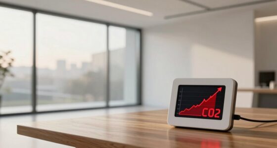 indoor co2 increase indicates ventilation failure