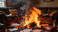 initial fire safety breakdown