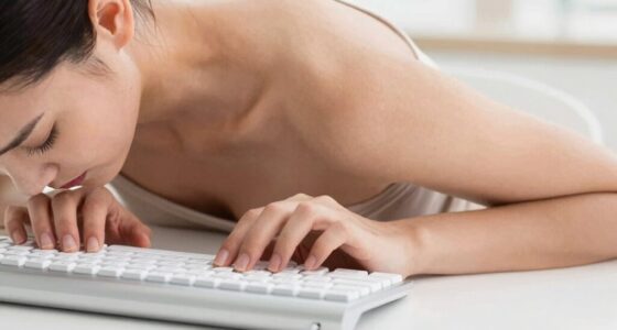 keyboard size affects posture