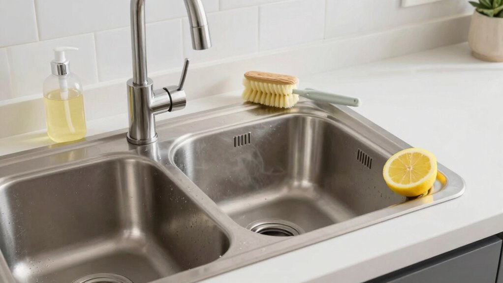kitchen sink odor prevention