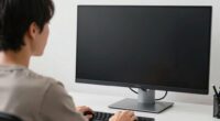 maintain proper monitor distance