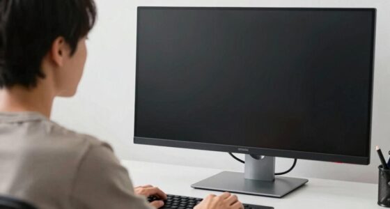 maintain proper monitor distance