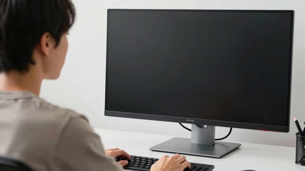 maintain proper monitor distance