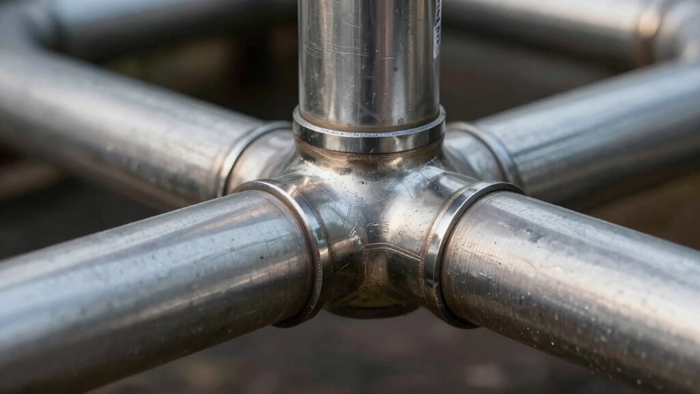 optimized pipe routing ensures pressure