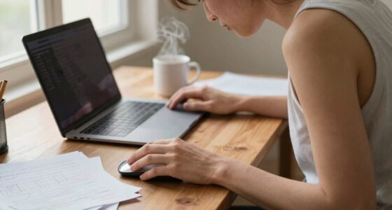 poor desk posture habits