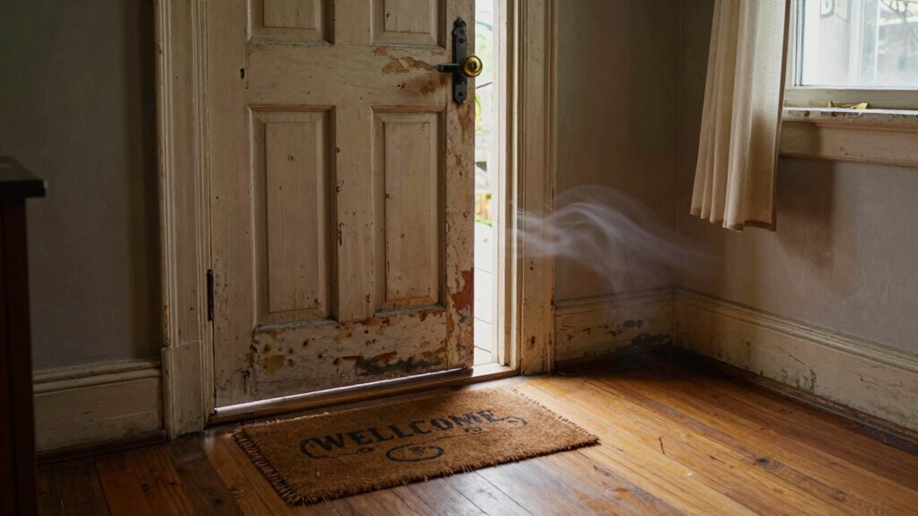 poor door insulation sealing