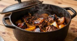preheat dutch oven first