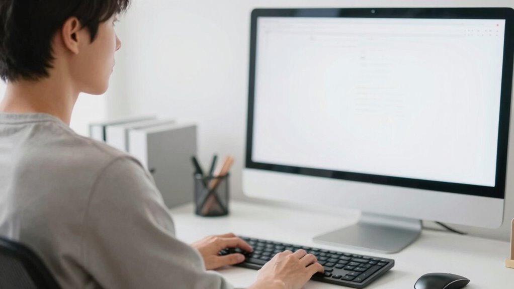 proper monitor ergonomic positioning