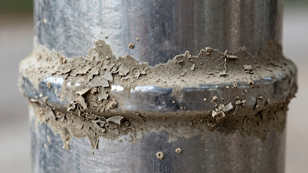 sediment buildup impairs water flow