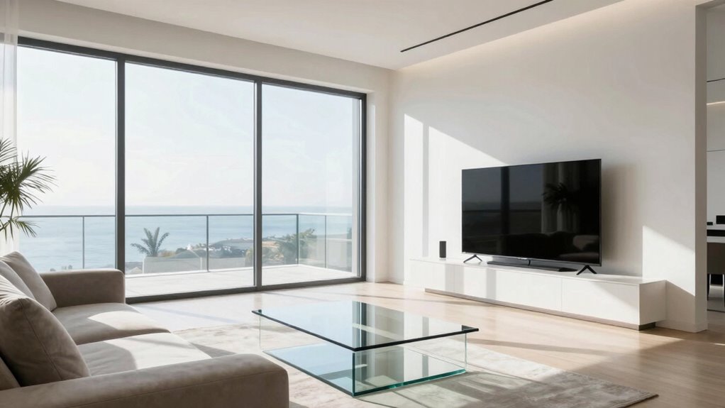 strategic window placement reduces glare