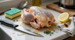 unclean countertop habits increase food contamination