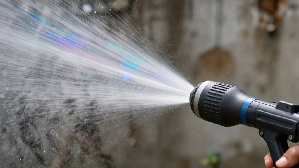 water flow and nozzle selection