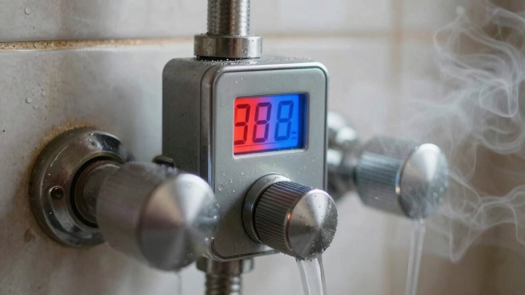 water pressure and thermostat control