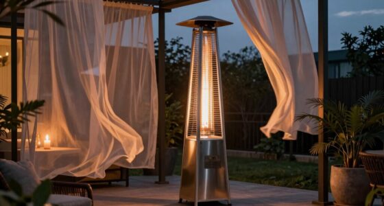 wind impact on patio heaters