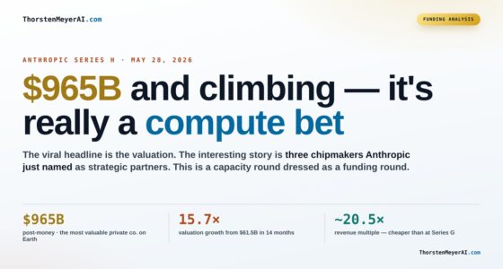 Why Anthropic’s Series H Is a Major Compute Innovation Milestone