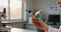 Nasa Hummingbird Shaped Satellite Image