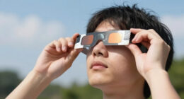 Partielle Sonnenfinsternis Brillen