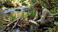 Artificial Beaver Dams Saw Juvenile Coho Salmon Survival Rates Go From 8% To 60%