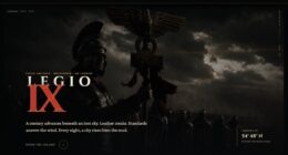 LEGIO IX — The Ninth on Campaign — Scroll-Interpolated SVG Formation (FABLE/175, room 117)