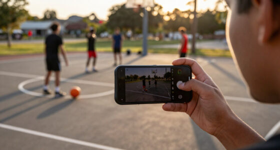 Basketball Stats And Highlights, Recorded On A Phone